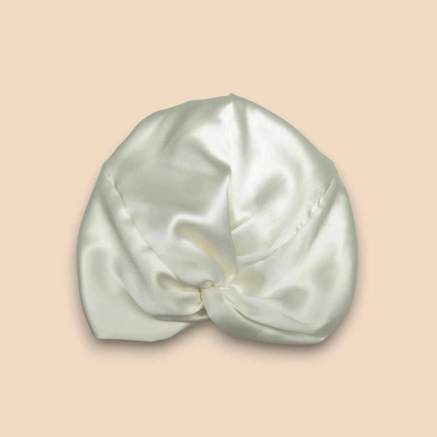 Gorro de Seda de Morera Estándar - Blanco Perla
