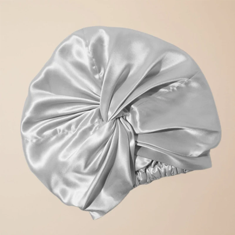 Gorro de Seda de Morera Estándar - Gris Plata