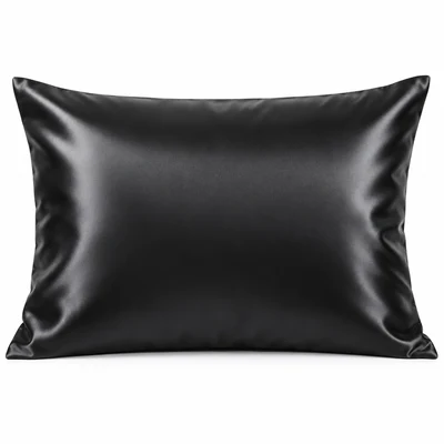 Funda de almohada de satén sintético de poliéster